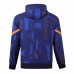 Nike Netherlands Mens Blue Windbreaker Soccer Jacket 2024