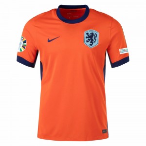 Netherlands Mens Home Euro Soccer Jersey 2024