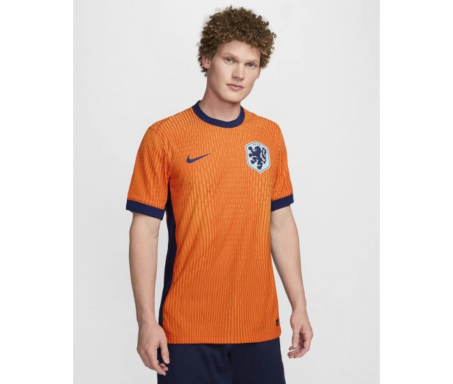 Netherlands Mens Home Match Soccer Jersey 2024