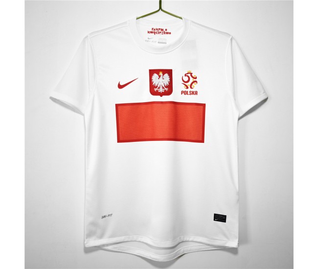 Poland Men Home Retro Soccer Jersey 2012