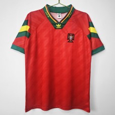 Portugal Men Home Retro Soccer Jersey 1992