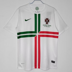 Portugal Men Away Retro Soccer Jersey 2012