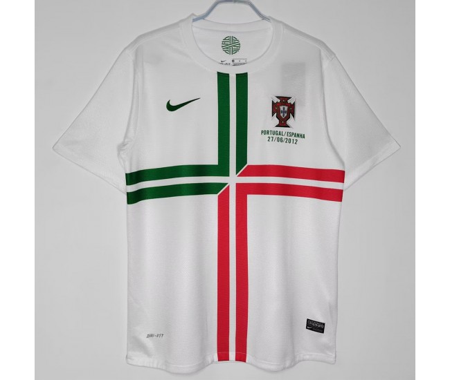 Portugal Men Away Retro Soccer Jersey 2012