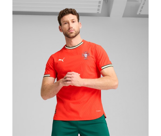 Portugal Mens Home Authentic Soccer Jersey 2025