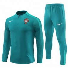 Portugal National Team Mint Green Training Technical Soccer Tracksuit 2024