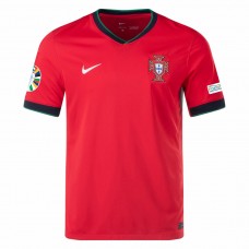 Portugal Mens Home Euro Soccer Jersey 2024