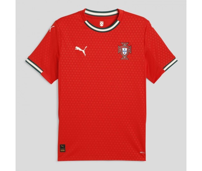 Portugal Mens Home Soccer Jersey 2025