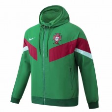 Nike Portugal Mens Hooded Windbreaker Soccer Jacket 2024