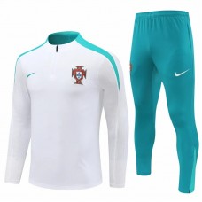 Portugal National Team White Training Technical Soccer Tracksuit 2024