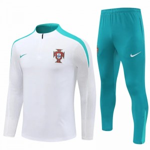 Portugal National Team White Training Technical Soccer Tracksuit 2024