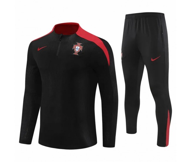 Portugal National Team Black Training Technical Soccer Tracksuit 2023