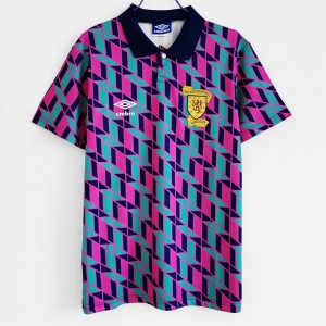 Scotland Men Away Retro Soccer Jersey 1988