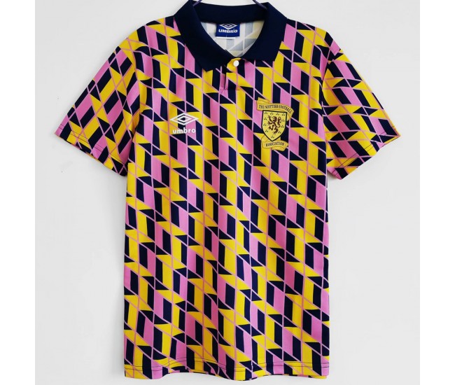 Scotland Men Third Retro Soccer Jersey 1988