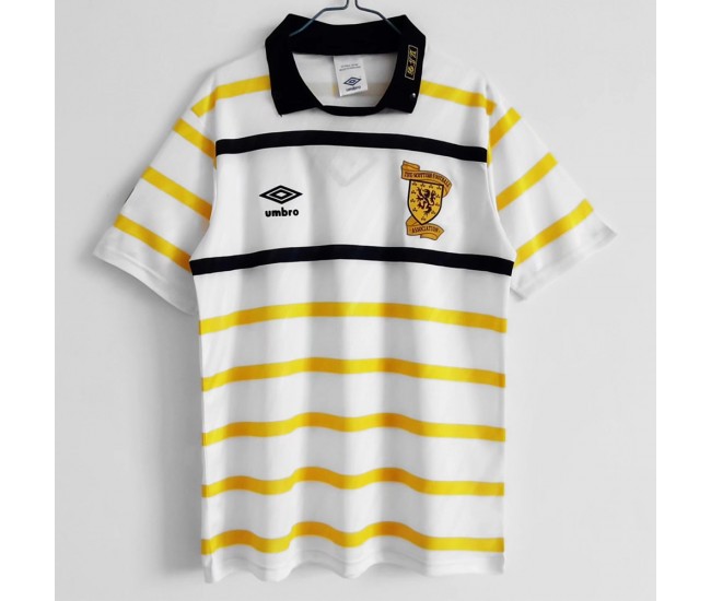 Scotland Men Away Retro Soccer Jersey 1989