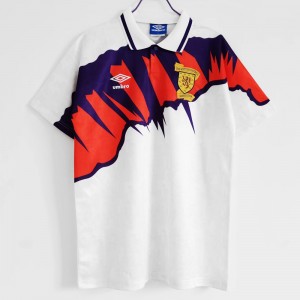 Scotland Men Away Retro Soccer Jersey 1991