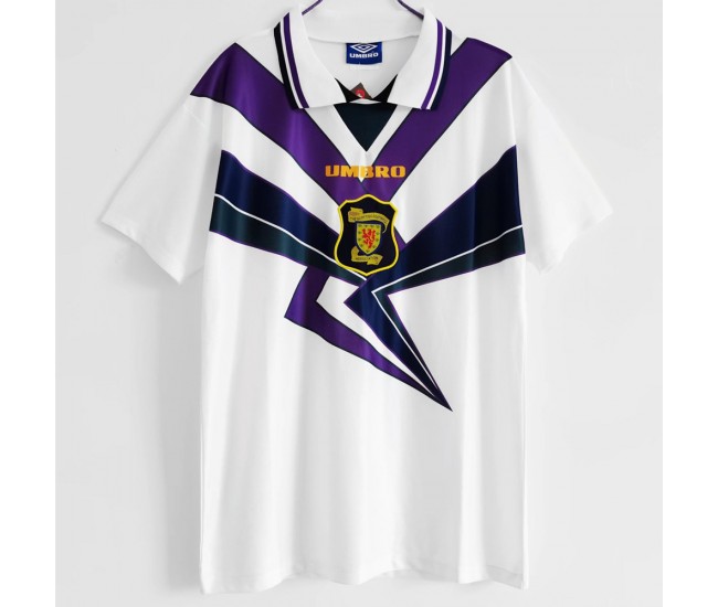 Scotland Men Away Retro Soccer Jersey 1994