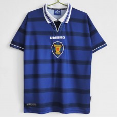 Scotland Men Home Retro Soccer Jersey 1998