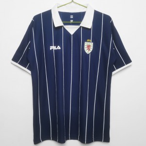 Scotland Men Home Retro Soccer Jersey 2002 