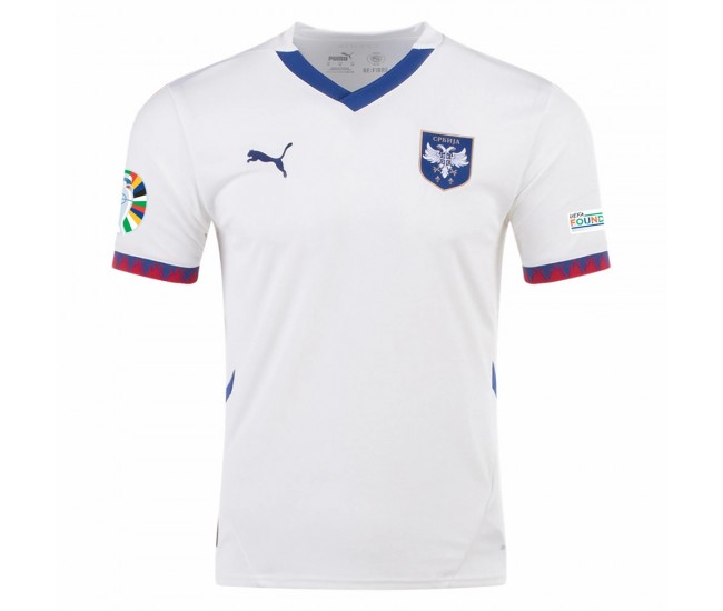 Serbia Mens Away Euro Soccer Jersey 2024