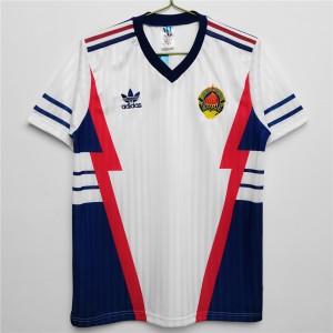 Yugoslavia Men Away Retro Soccer Jersey 1990