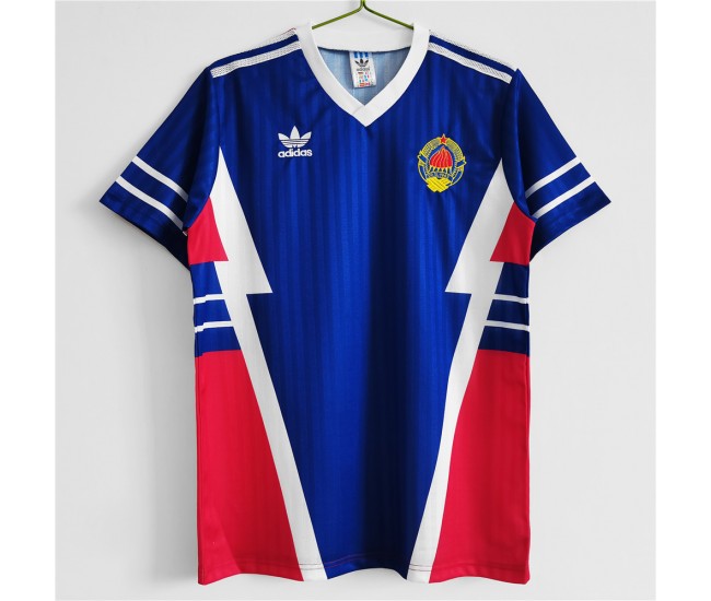 Yugoslavia Men Home Retro Soccer Jersey 1990