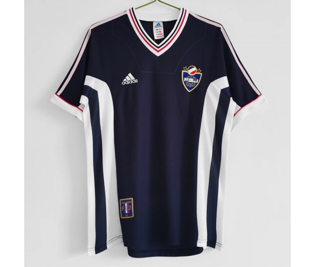 Yugoslavia Men Home Retro Soccer Jersey 1998