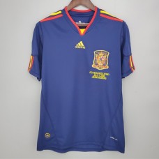 Spain Men Away Retro Soccer Jersey 2010