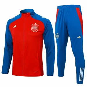 Spain Red Training Presentation Soccer Tracksuit 2024