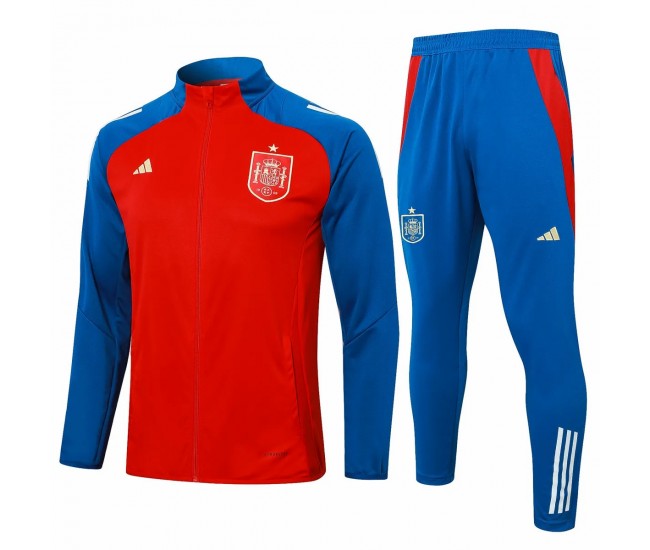 Spain Red Training Presentation Soccer Tracksuit 2024