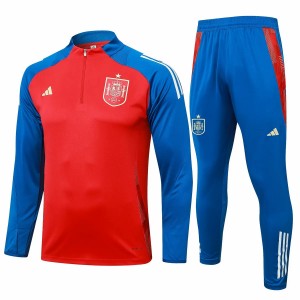 Spain Red Training Technical Soccer Tracksuit 2024