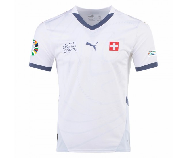 Switzerland Mens Away Euro Soccer Jersey 2024