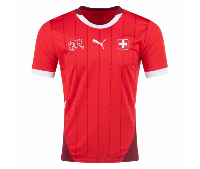 Switzerland Mens Home Soccer Jersey 2024