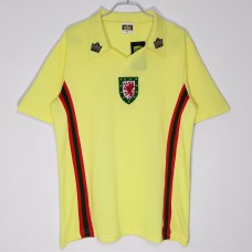 Wales Men Away Retro Soccer Jersey 1976