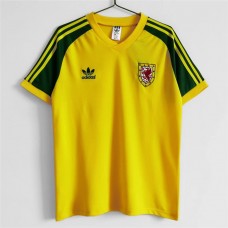 Wales Men Away Retro Soccer Jersey 1982