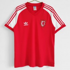 Wales Men Home Retro Soccer Jersey 1982 