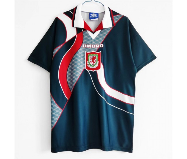 Wales Men Away Retro Soccer Jersey 1994