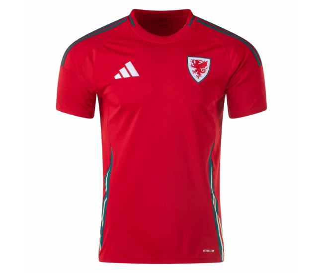 Wales Men's Home Soccer Jersey 2024