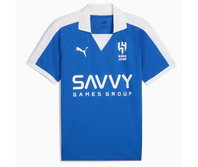 Al Hilal Saudi FC Mens Anniversary Soccer Jersey 2024