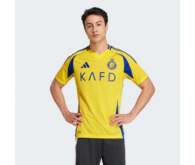 Al Nassr FC Mens Home Authentic Soccer Jersey 2024